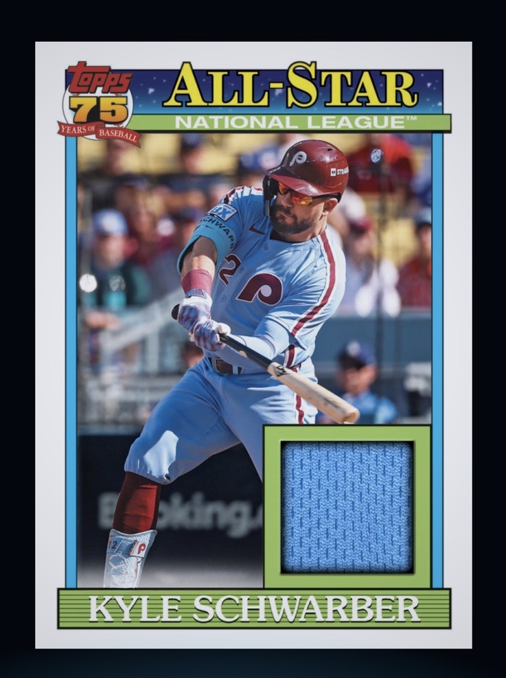 2026 Topps Series 1 - 1991 All-Star Relic -KYLE SCHWARBER(Topps Bunt Digitalcard