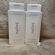 For Native Lilac White Tea Body Wash - Sulfate Free - Paraben Free Lot Of 2