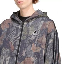 adidas Men's Camo Full-Zip Hoodie Size M JY2775