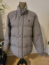 U.S. Polo Assn - Mens Varsity Bomber Puffer J...