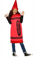 Brand New Crayola Red Crayon Child Costume