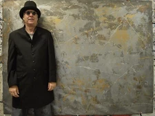 Jackson Pollock Style Giant Canvas Painting 84”X62” (7 Foot) Abstract Modern XL