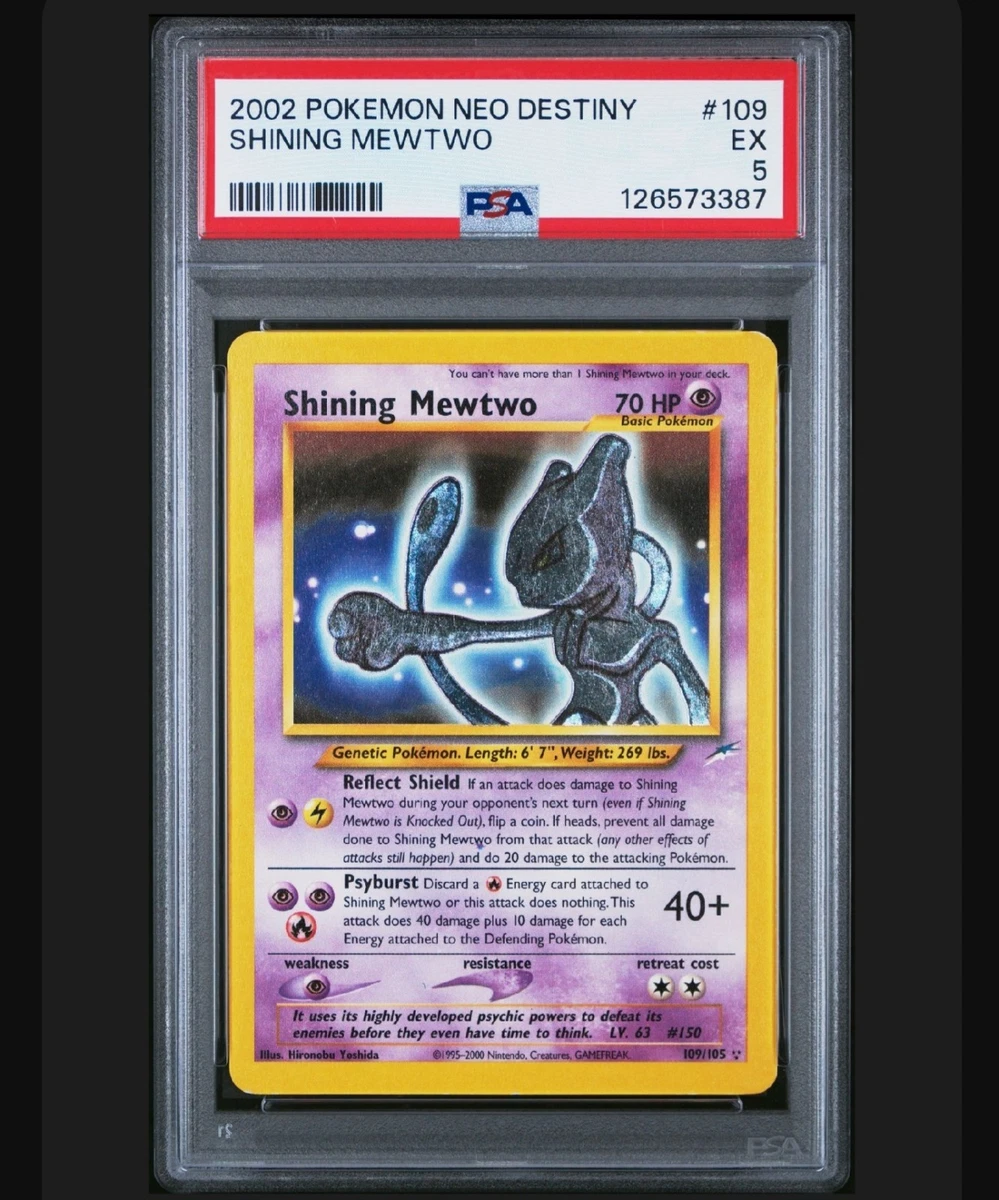 Mewtwo Pokémon TCG Professional Sports Authenticator (PSA) Neo