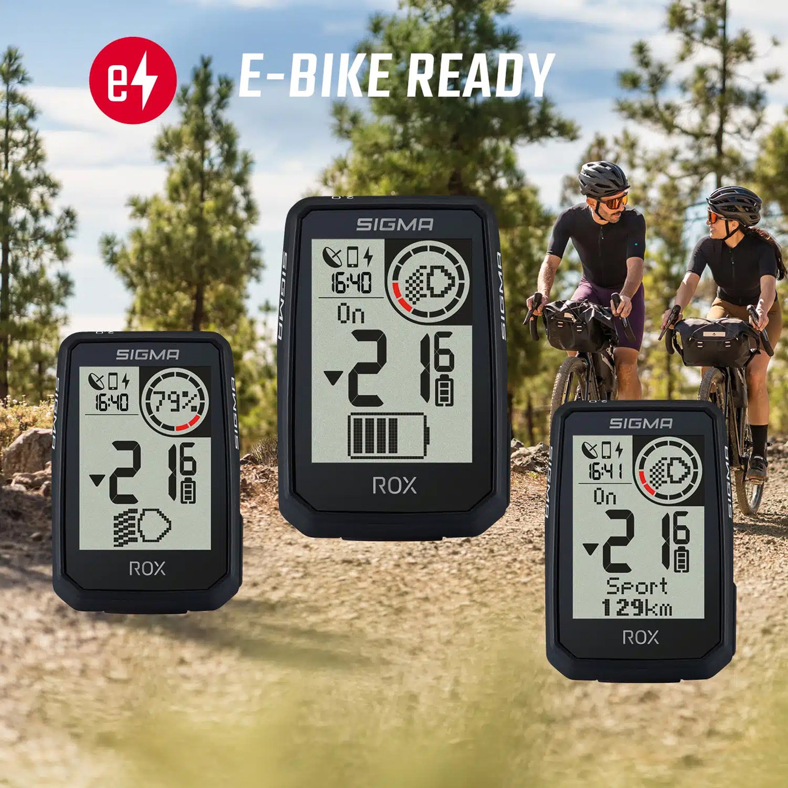 Compteur Sigma ROX 2.0 GPS vélo noir avec haute autonomie 26h