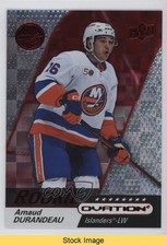 2023-24 Upper Deck Ovation Rookies Red Shimmer Arnaud Durandeau #131 READ 1kx2