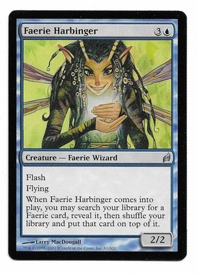 MTG Faerie Harbinger X1 Lorwyn Edition Uncommon