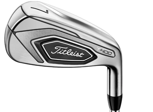 Left Handed Titleist T400 2021 6-PW, AW Iron Set Regular Steel  Mint