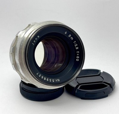 Carl Zeiss Jena Biometar f/2.8 80mm Lens Exakta Mount 12 Blades Exc Optic