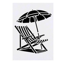'Deck Chair With Parasol' Temporary Tattoos / Transfers (TO00083199)