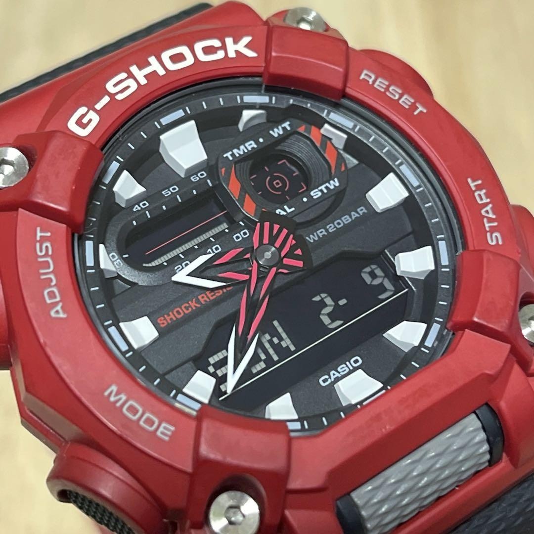 【レアモデル美品】CASIO G-SHOCKデジアナGA-900-4AJFレッド GA-900-4AJF | CASIO