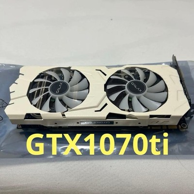 GALAX GeForce GTX 1070 Ti 8GB Dual Fan GPU DisplayPort HDMI DVI Gebraucht