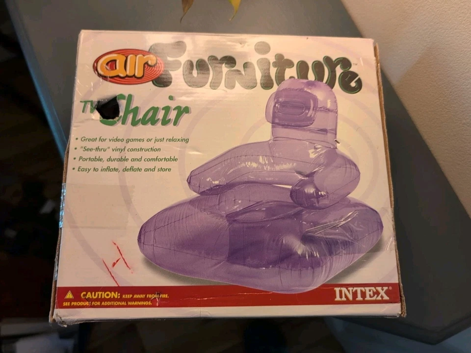 Silla de TV Intex Air Furniture 1999 vintage nueva  Foto 2 de 3