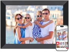 Frameo Digital Picture Frame, 10.1 Inch Smart WiFi Digital 10.1 inch Black