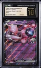 2025 POKEMON DESTINED RIVALS HOLO TEAM ROCKET'S MEWTWO EX CGC 10 PRISTINE