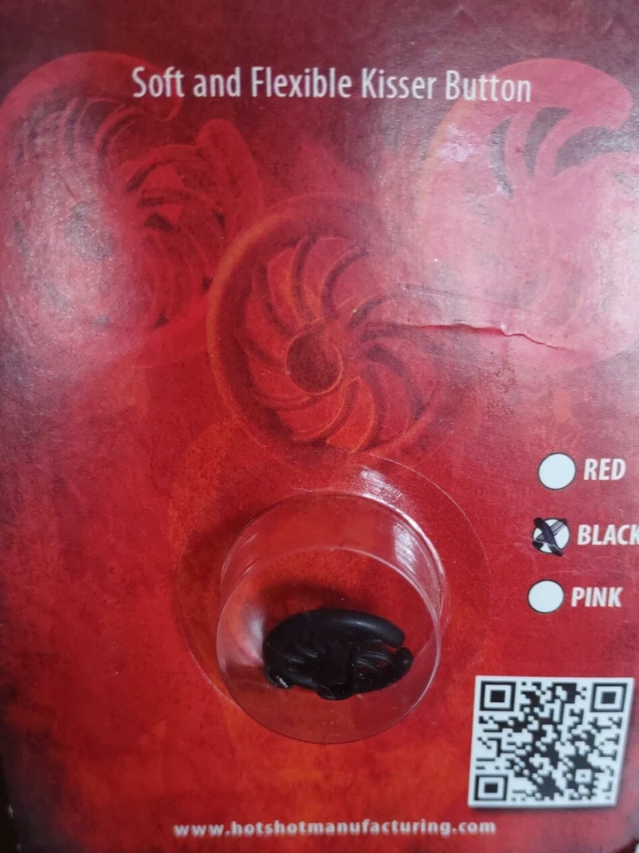 Hot Shot Kiss Of Death Soft And Flexible Kisser Button Black-Brand New-SHIP 24 H - Image 2 of 3