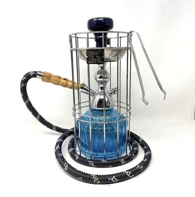 MYA Vento Hookah 12  Glass Blue W/ Hose