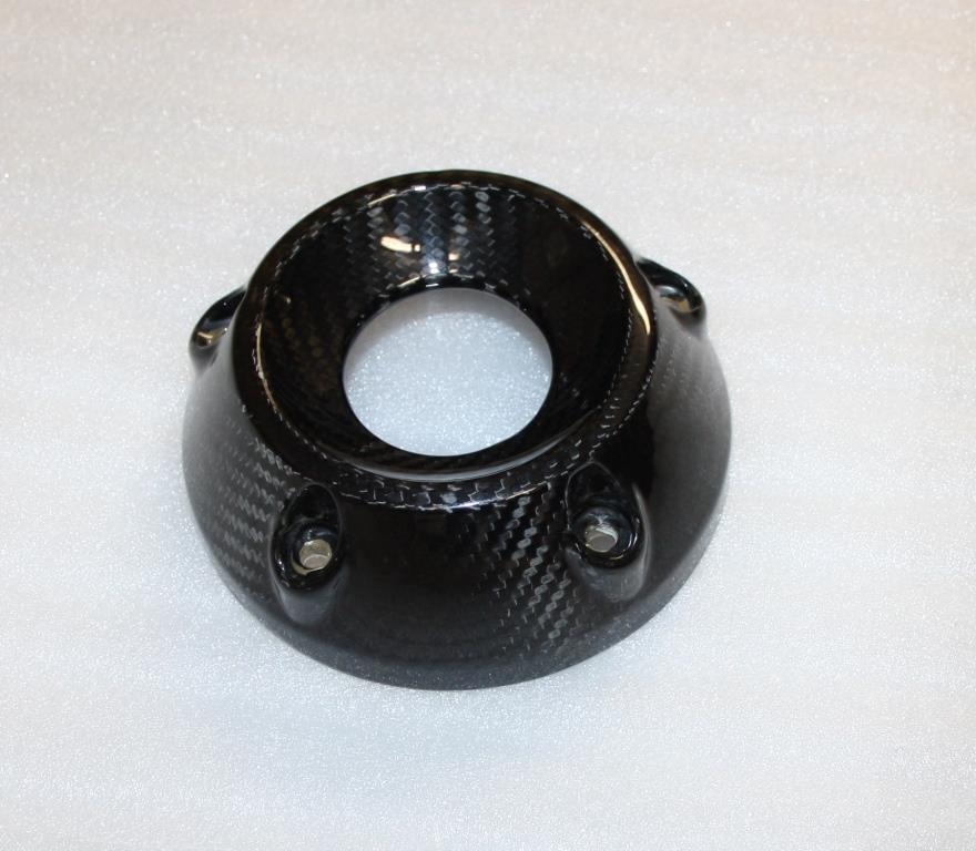 Cloche échappement carbone Yamaha TMAX 2012 2013 2014 2015 2016 brillant