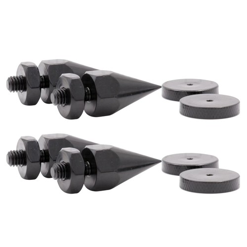 4Pcs 40X20mm Aluminum HIFI AMP Speaker Isolation Stand Turntable DAC Feet Pad (Silver) | UK - View #8