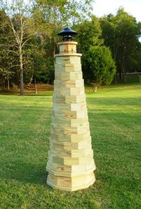 Wood Plans for a 6 ft. Lighthouse - Authentic Shape - CD 