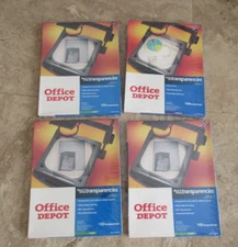 Big lot, 400 Transparencies, write on transparency film, Office Depot