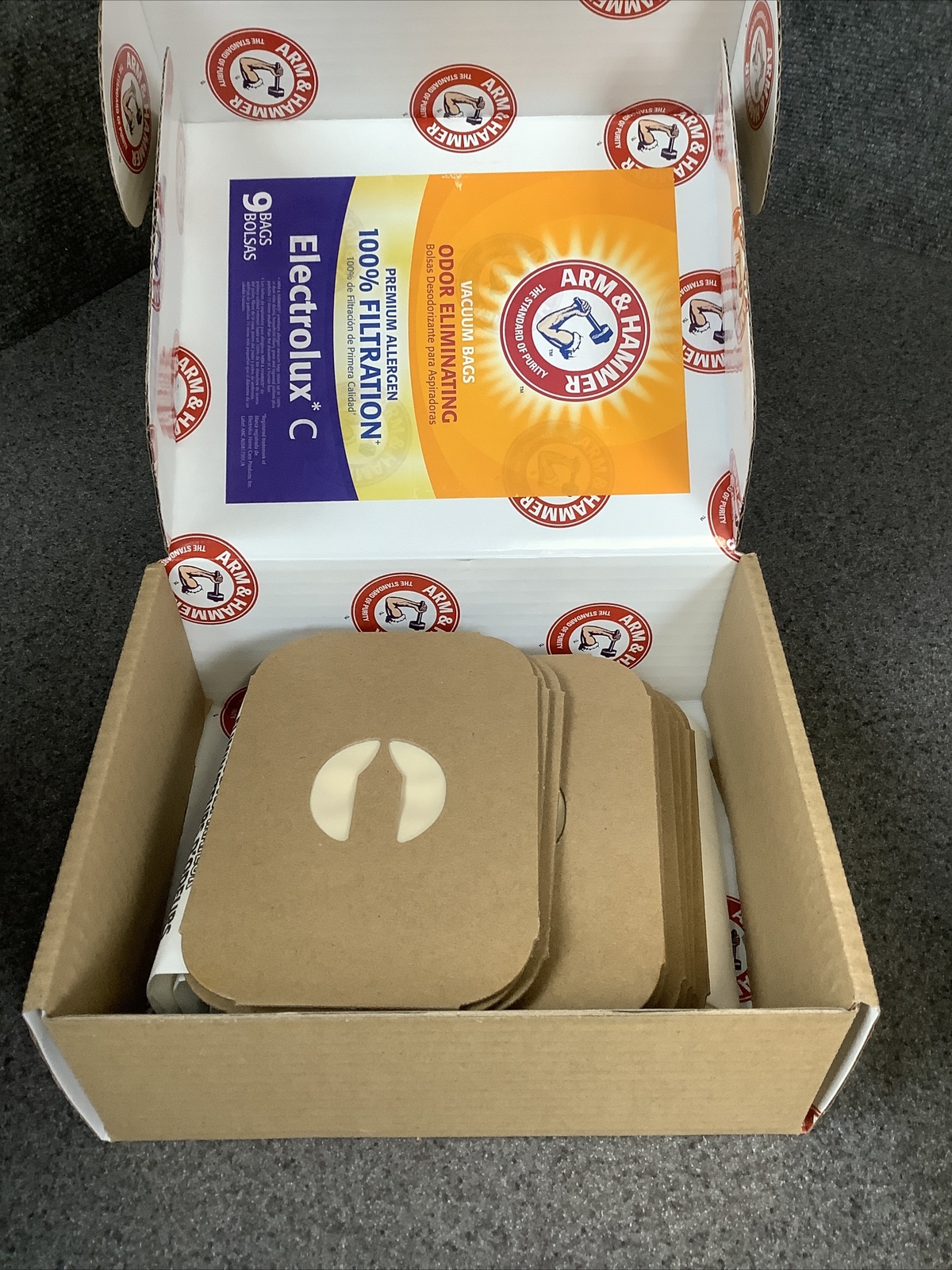 Arm & Hammer 9pk Odor Eliminating Vacuum Bags Electrolux C 100