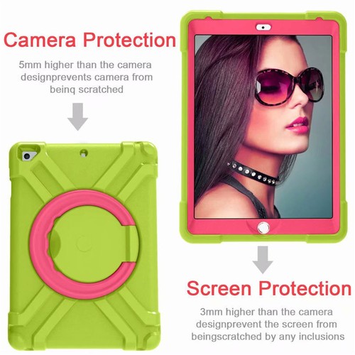 Heavy Duty Shockproof Case Cover For iPad 5/6/7/8/9th Gen Mini Air 5 Pro 11 Kids - Picture 78 of 103