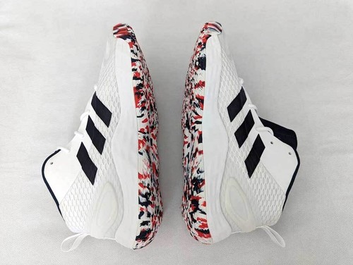 ZAPATOS DE BALONCESTO RAROS ADIDAS SM EXHIIT A ""EQUIPO EE. UU."" MEDIO 15 - Imagen 5 de 10