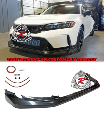 Fits 23-25 Honda Civic Type-R FL5 Only MU-Style Front Bumper Lip (ABS ...