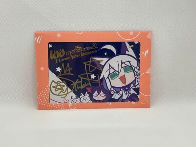 Hololive Fubuki Shirakami Birthday 2022 Signature Autograph