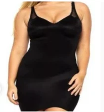 RUBBY RIBBON SHAPEWEAR SHEER SLIP #3041 NEW!