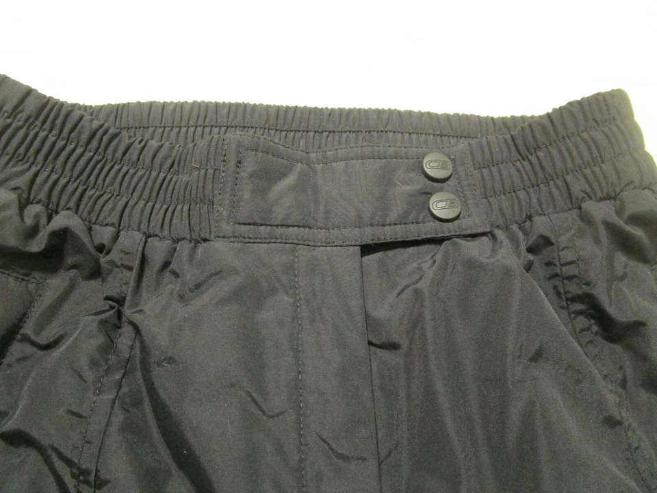 Vintage CB Sports Ski Snow Pants Womens Large BLACK 80s 90s Insulated ~EUC~ - Image 4 of 4