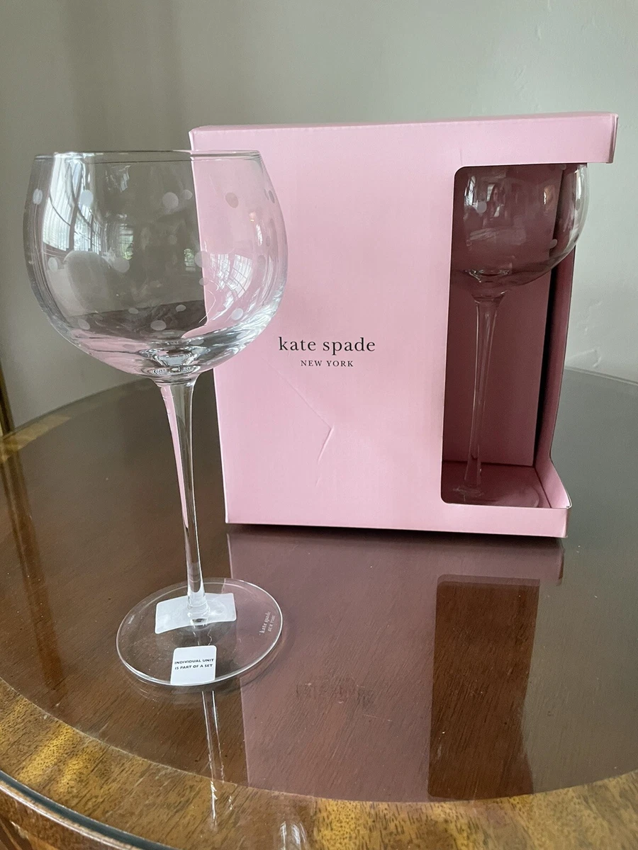 Kate Spade juice glasses - set of 8 - new in 2 boxes