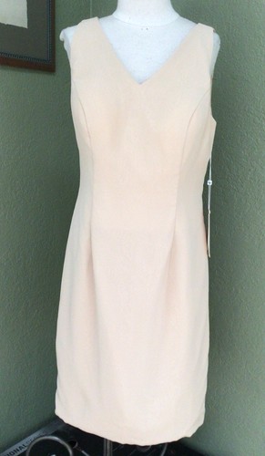 NEW 2 Piece Lan Ting Bride M L Sleeveless Party Wedding Formal Champagne Dress - Picture 3 of 7