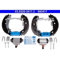 ATE Bremsbackensatz 03.0520-3417.3 Original Topkit FüR, Hinterachse