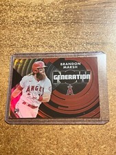 2022 Topps Baseball Generation Now Black # GN-31 Brandon Marsh RC 297/299
