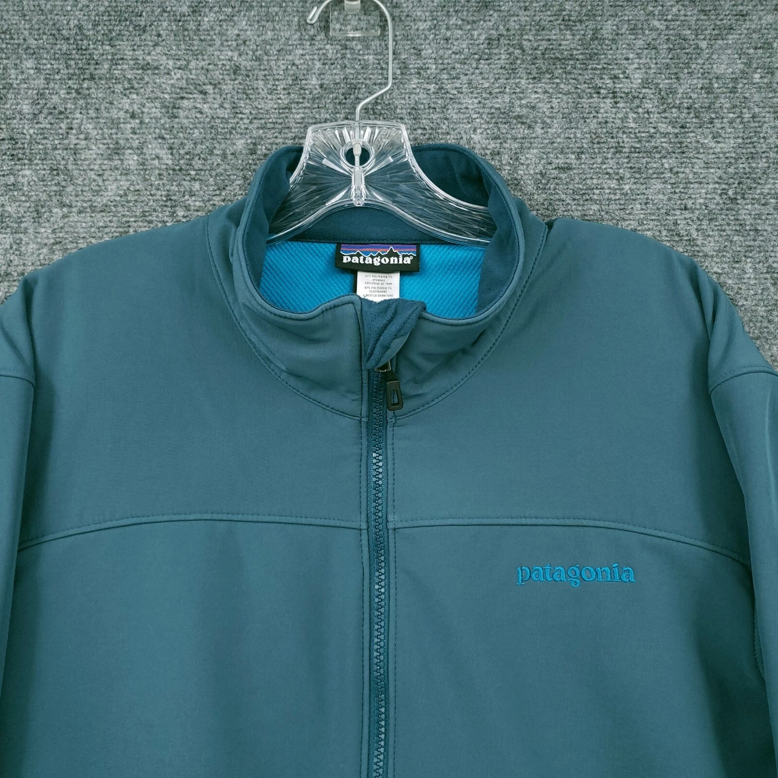 patagonia windbloc polartec full zip fleece windbreaker jacket