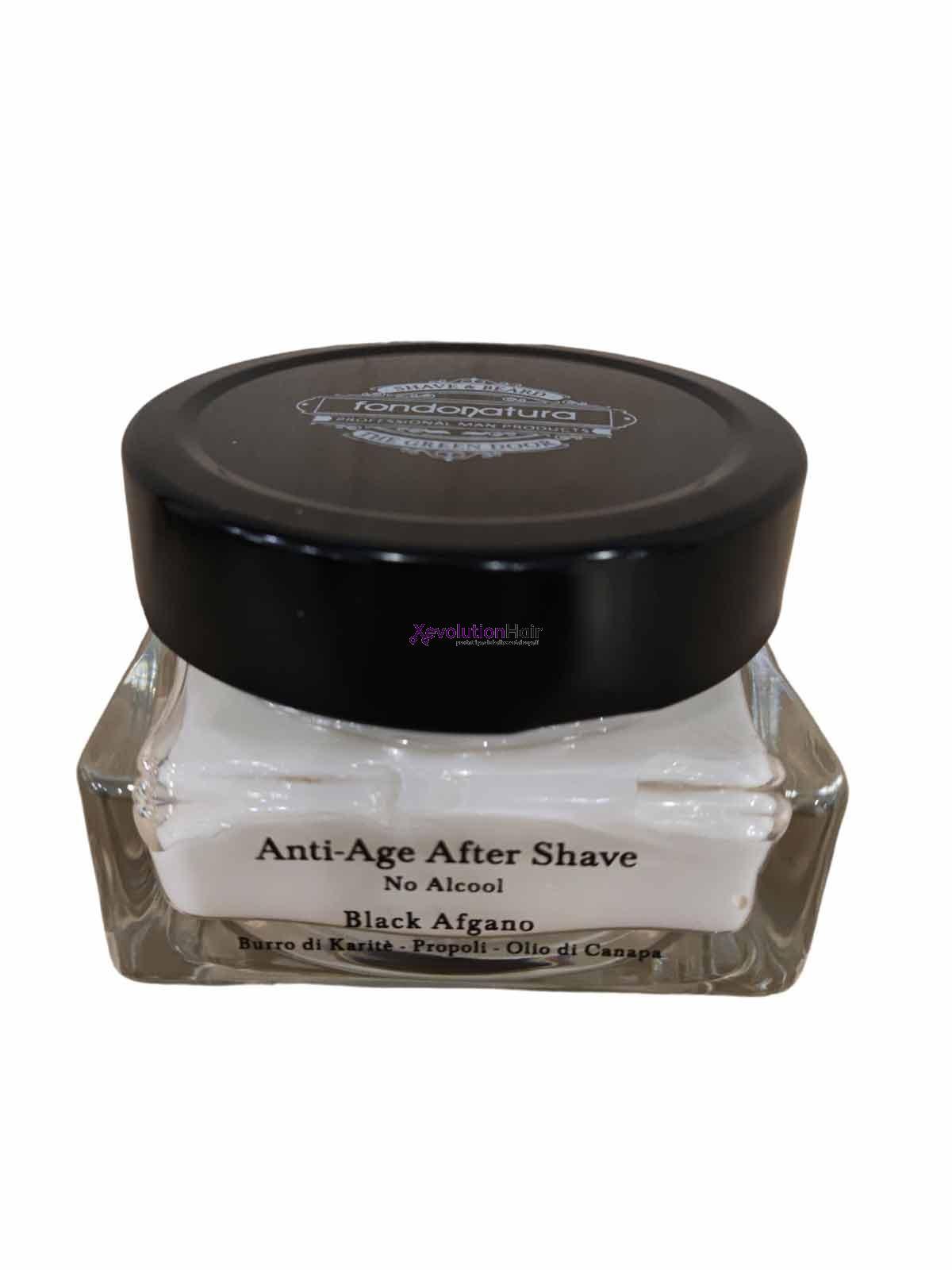 Fondonatura After Shave Anti-Age Black Afgano 100ml
