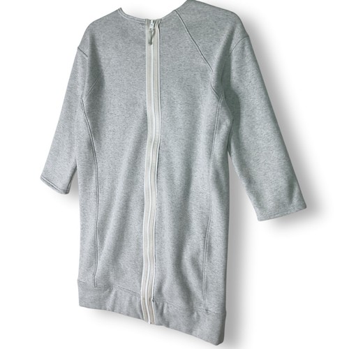 Athleta Cozy Karma Sweatshirt Dress Sz S Fleece Tunic Gray Athleisure Lounge - Picture 10 of 10
