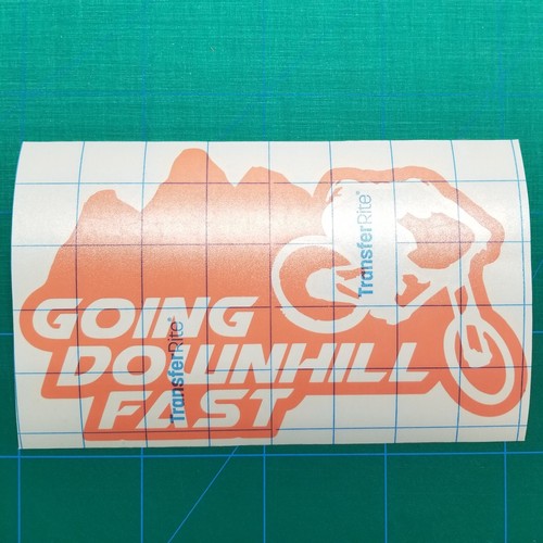Going Downhill Fast Decal Sticker DH Mountain Bike Truck Window MTB Biking - Picture 3 of 3