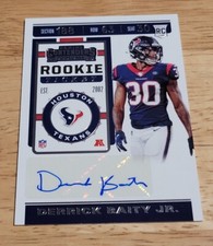 2019 Panini Contenders #234 Derrick Baity Jr. AU RC