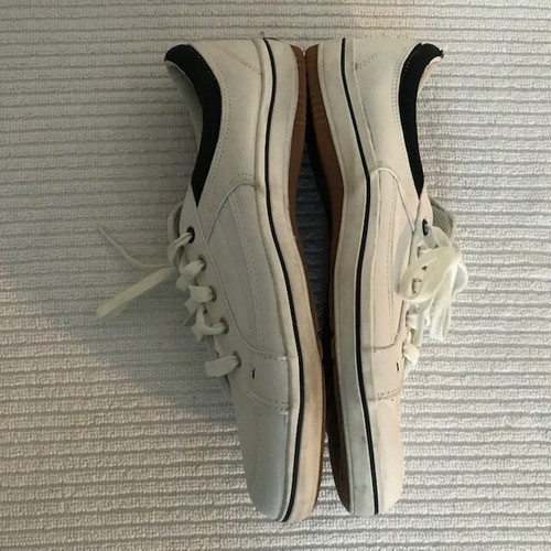 Zapatillas deportivas Keds blancas de imitación de cuero, talla 10 - Imagen 7 de 9