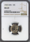 1965 Sms Roosevelt Dime Ngc Ms69 Auction