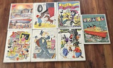 Vintage Lot Of 7 Golden Press Playskool Puzzles Puss In Boots Printed In USA