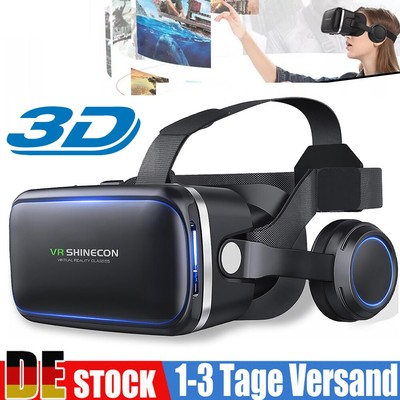 4K 3D VR-Brille Virtual Reality Vollbild für 4,7-6-Zoll-Smartphone-Filme
