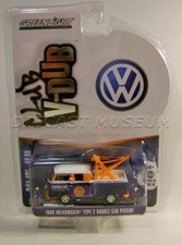 1969 '69 VW TYPE 2 DOUBLE CAB WRECKER UNION V-DUB R15 GREENLIGHT DIECAST 2022