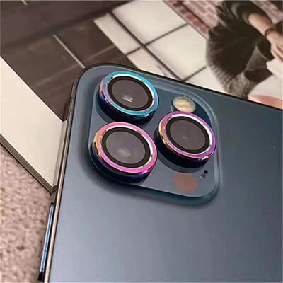 Colorful Film For iPhone 13 Pro 13 Pro Camera Len Tempered Glass Protector