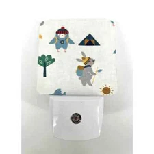 Camping Adventures Nightlight LED Auto On Off Nursery Kids Shower Gift Bedroom