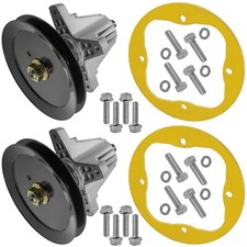 2 Spindle Assy w/ Deck Ring For Cub Cadet LTX1042 LTX1045 LTX1046 Z-Force S46