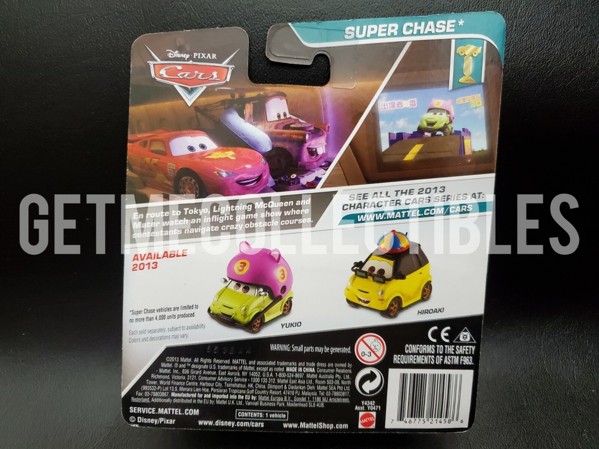 DISNEY PIXAR CARS SUPER CHASE HIROAKI 2013 SAVE 6% GMC | eBay