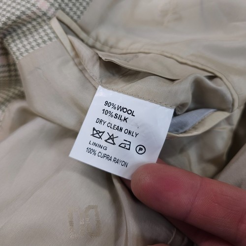 Chaqueta Blazer Daks Signature Lana y Seda Cuadros Informal Hombres 40 - Imagen 13 de 15